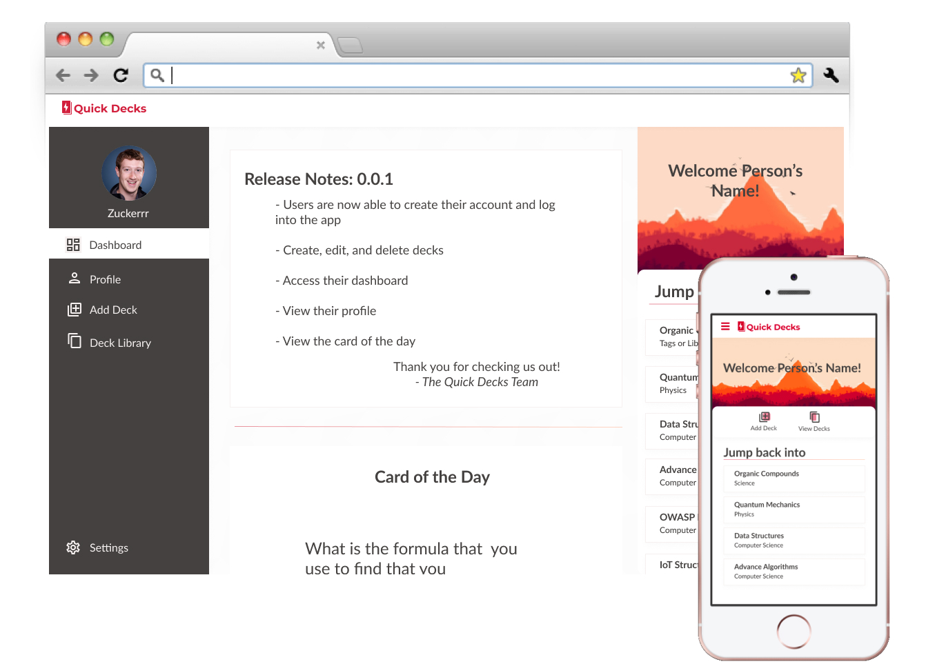 images of the app